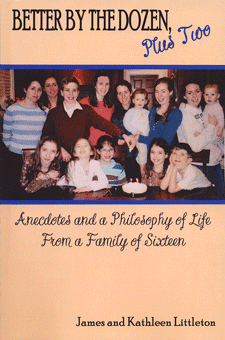 Birthing and raising 14 children (not including 5 already with the Lord) sounds almost easy when Jim and Kathleen share “anecdotes and a philosophy of life from a family of sixteen” in this wonderful book. They spell out for us the great rewards and the challenges of large family living, and they urge “the reader to reevaluate the possibility of having another child [and to be] open to God’s will, with a supernatural, faith-filled perspective. . . .There is a great feeling of freedom and peace that one experiences when one steps out in love and trust in our infinitely loving God.” You’ll want to read this book all in one sitting.