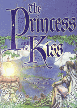 The Princess and the Kiss  coloring book