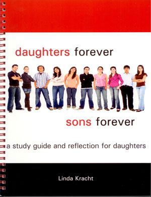 Study guide for a young woman following the "Daughters Forever, Sons Forever" program, including assignments for reading and listening to talks, content and reflection questions, and a variety of ways to start discussing the material with one's mother.