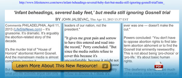 ‘Infant beheadings, severed baby feet,’ but media still ignoring Gosnell trial